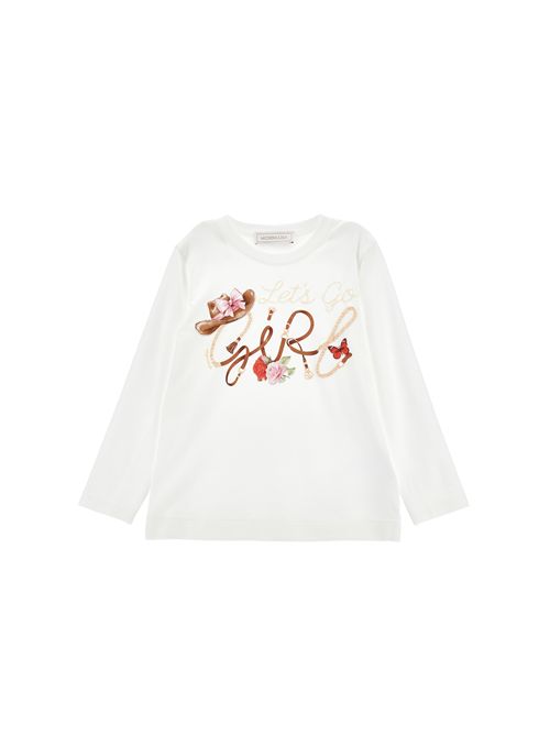 T-shirt, bambina, logata.